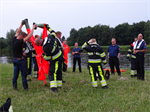 Oefening Brandweer Kollum en het ORT Oppervlakte Reddingsteam van Burgum
